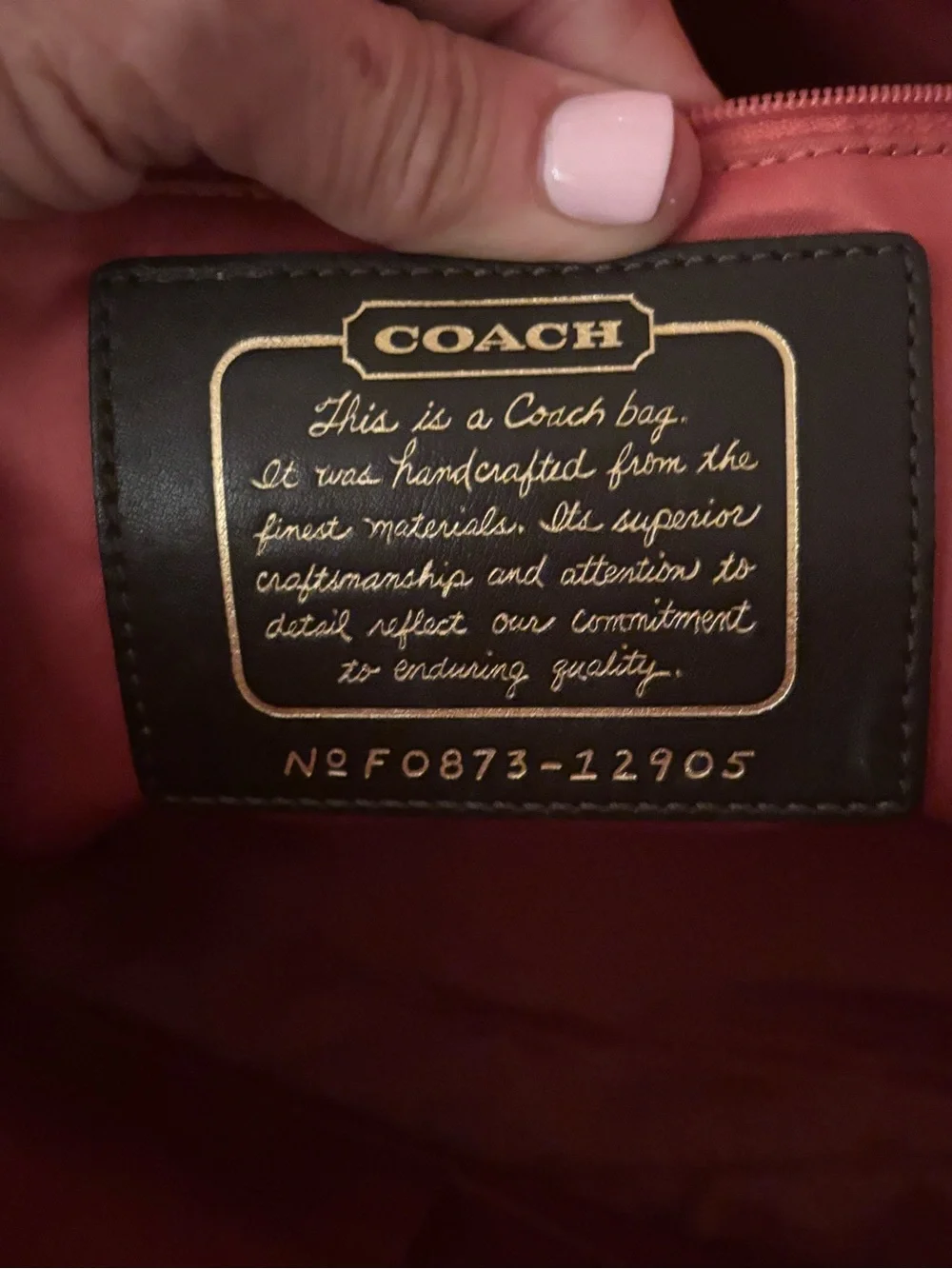 COACH VINTAGE SIGNATURE STRIPE LUREX TOTE METALLIC GOLD